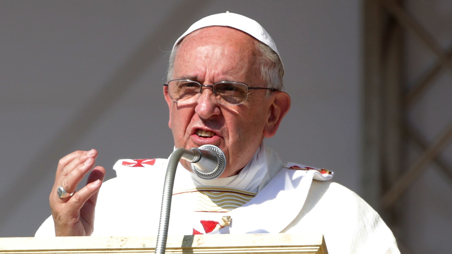 Image result for pope francis nervous