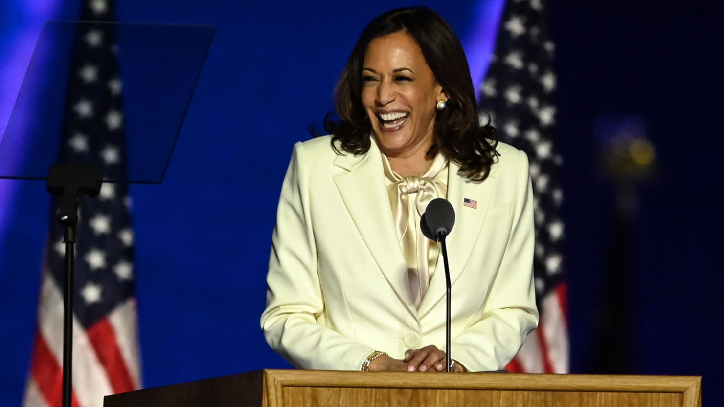Kamala Harris, First Woman Elected Vice President, Addresses the Nation ...