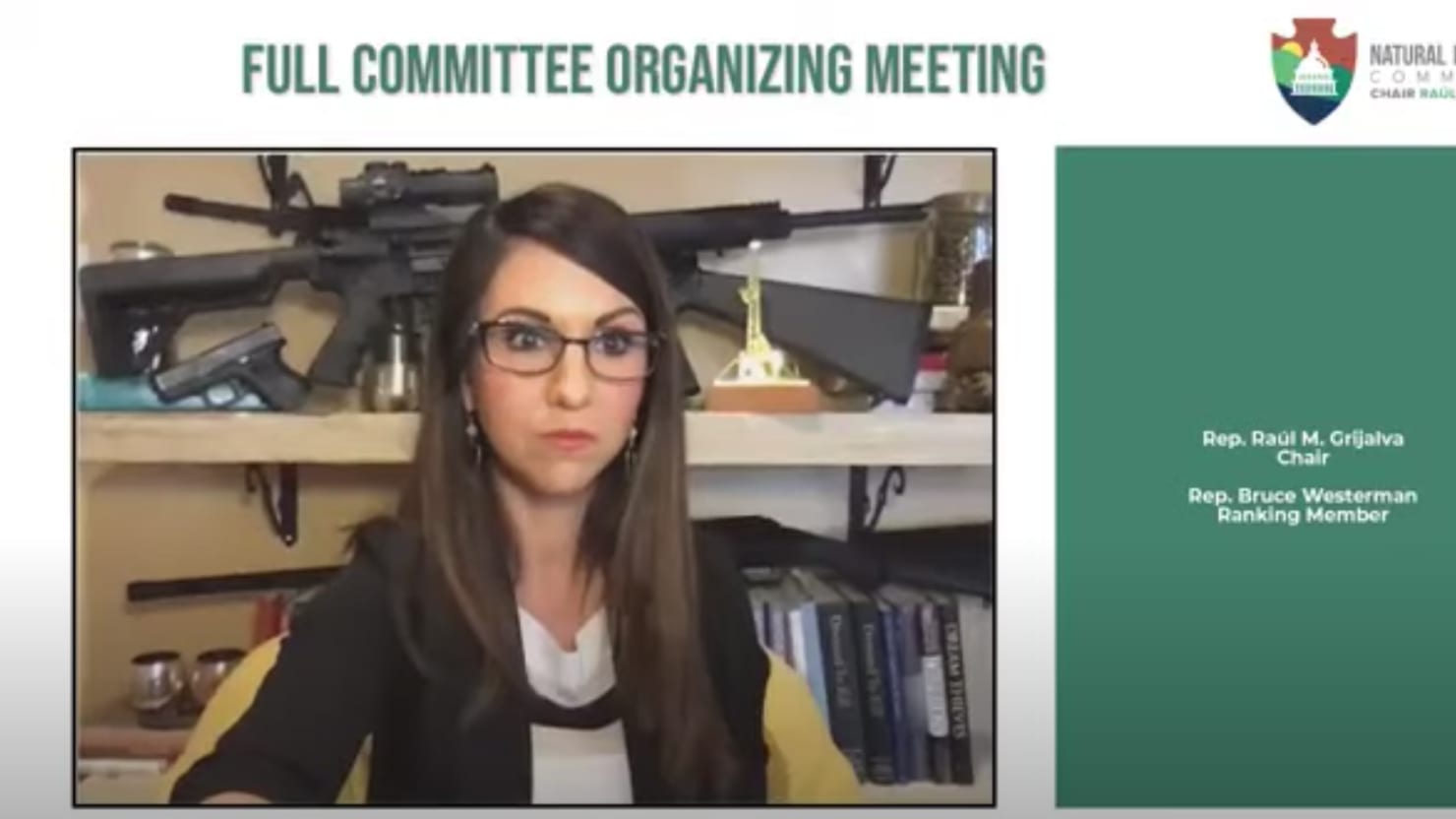 Rep. Lauren Boebert Surrounded Herself With Guns for a Congressional ...