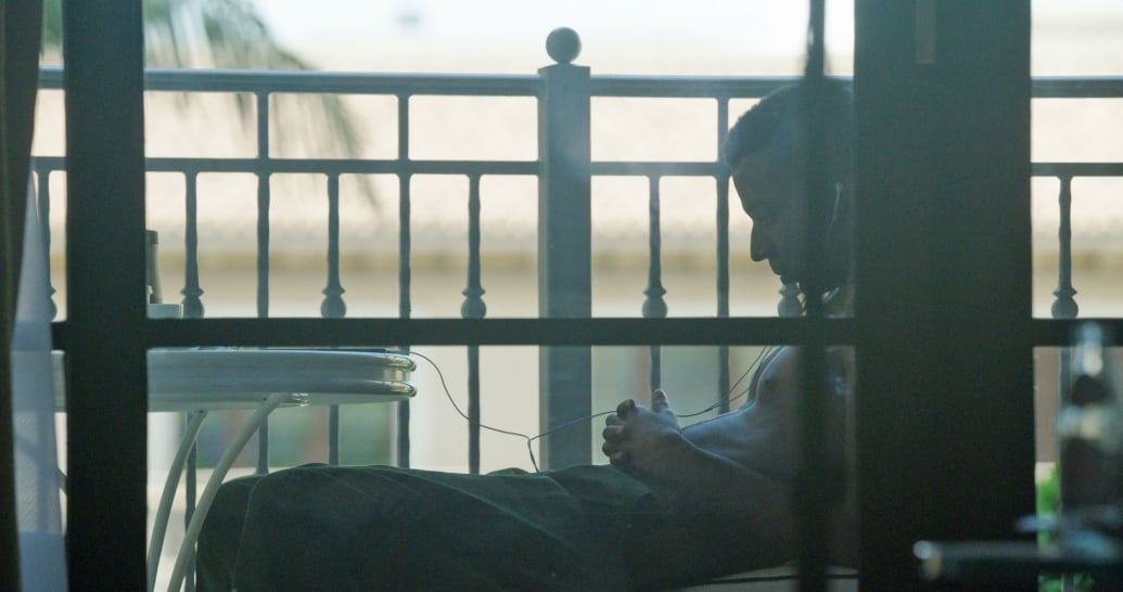 Jerrod Carmichael sits outside in a still from ‘Jerrod Carmichael Reality Show’