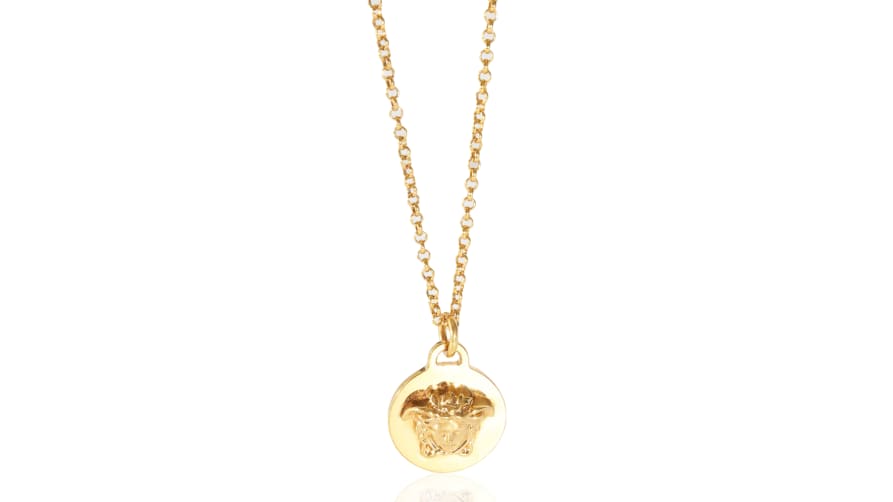 Louis Vuitton Essential V Gold Tone Necklace, myGemma
