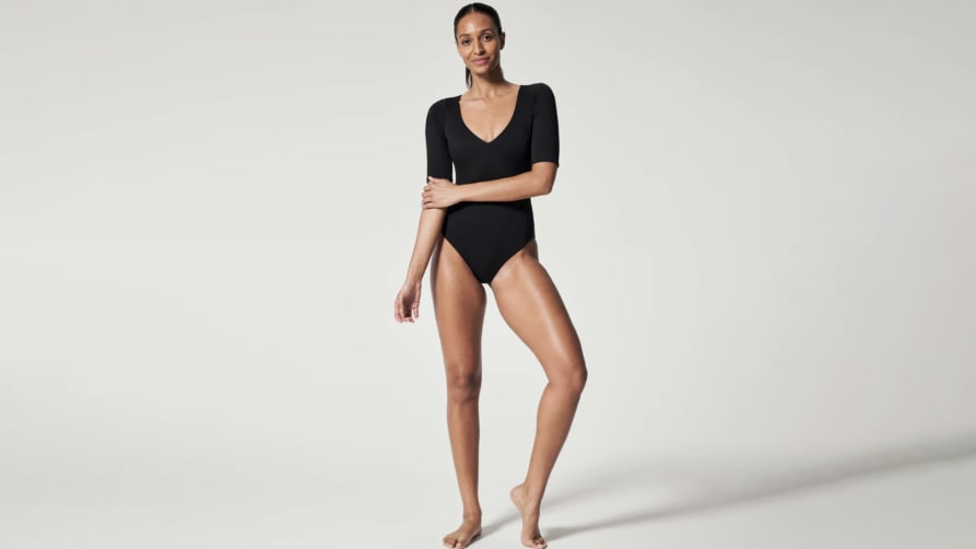 Spanx Braided Core One-Piece Slimming Swimsuit AquamarineSize US 10/UK14