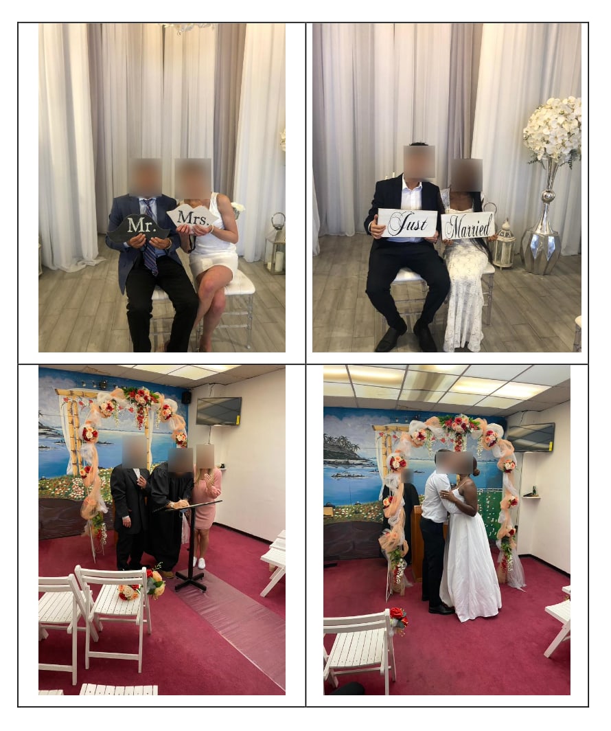 Phony wedding ceremonies staged by Marcialito Biol Benitez.
