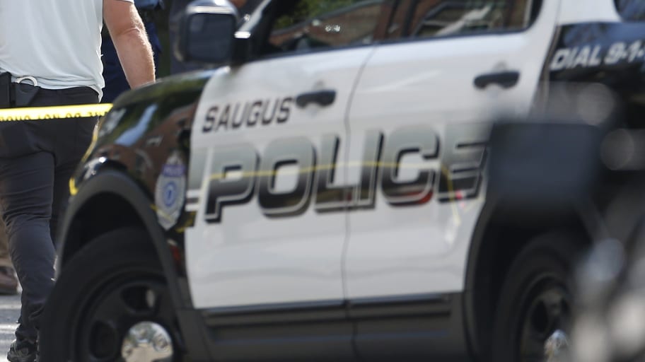 Police are at the scene of an officer involved stabbing on Tuttle Street in Saugus, Massachusetts.