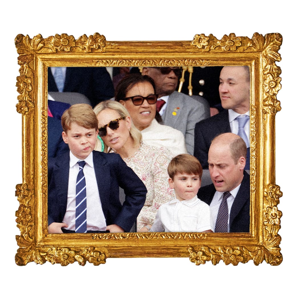 Photo of Prince George, Prince Louis, and Prince William