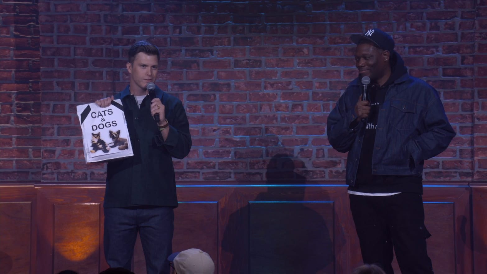 Colin Jost and Michael Che.