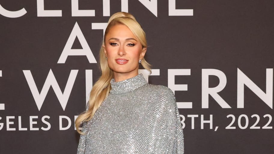Paris Hilton attends the Celine Fall Winter 2023 fashion show at The Wiltern theatre in Los Angeles.