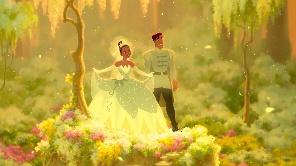 Tiana in The Princess and the Frog.