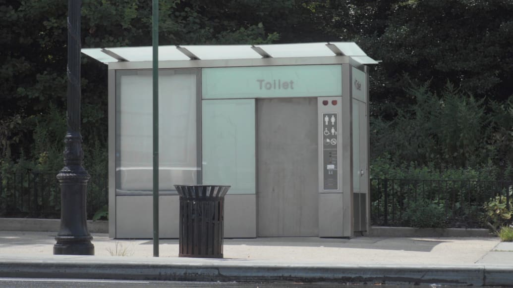 A photo of a public toilet in How To With John Wilson episode one.