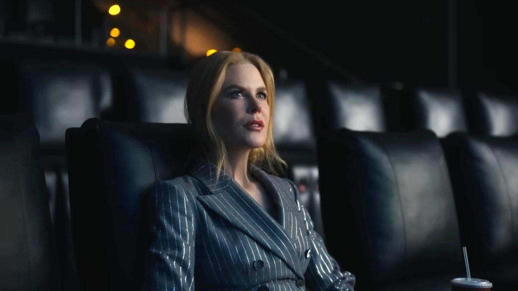 Nicole Kidman in the AMC Theatres ad.