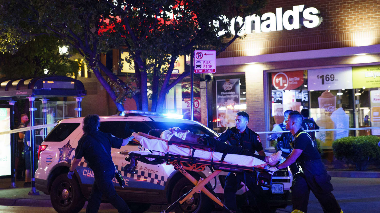 'Shooting Like Crazy': 2 Killed, 8 Injured in Barrage of Bullets Near Chicago McDonald's