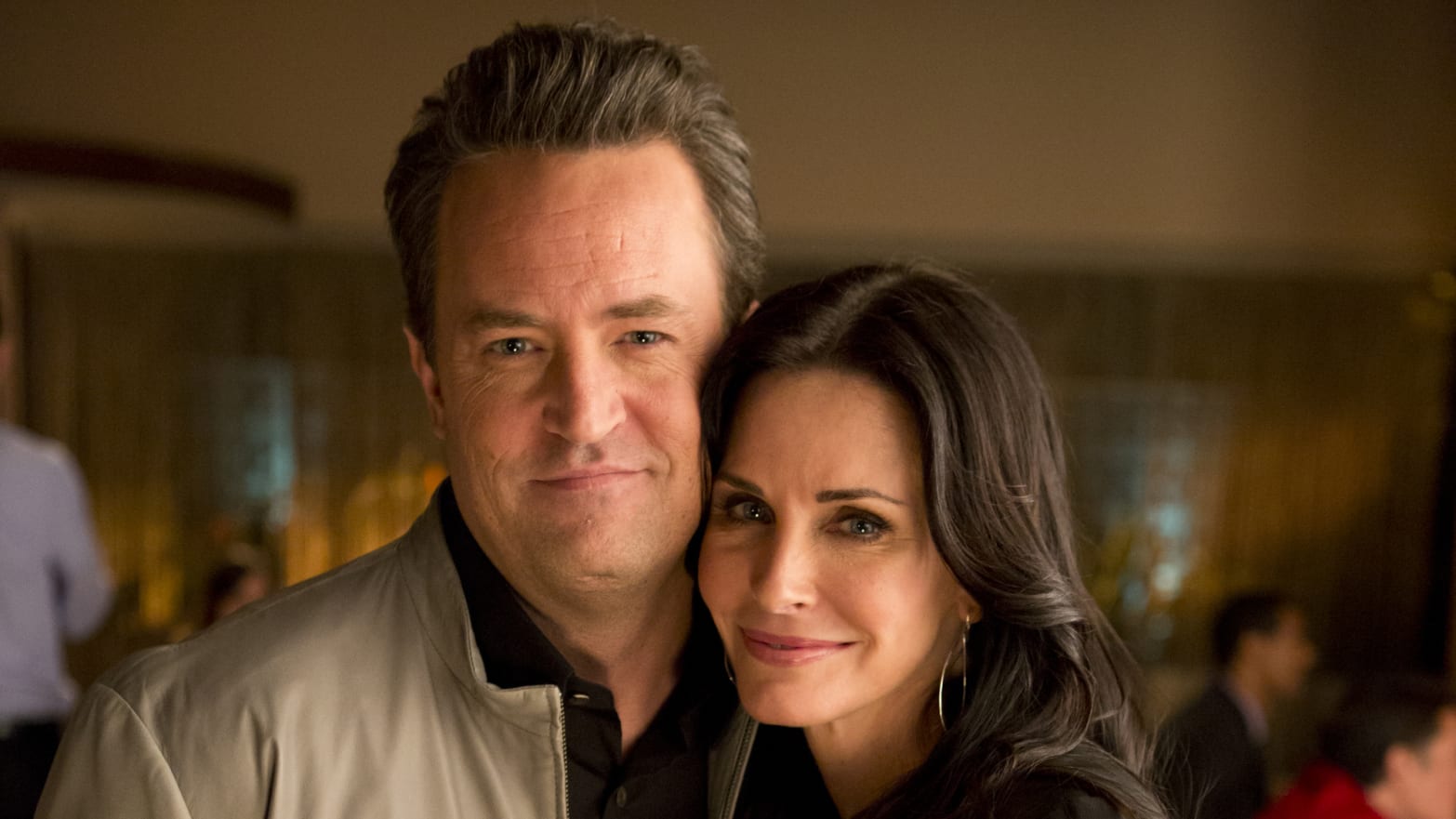 Matthew Perry and Courteney Cox 