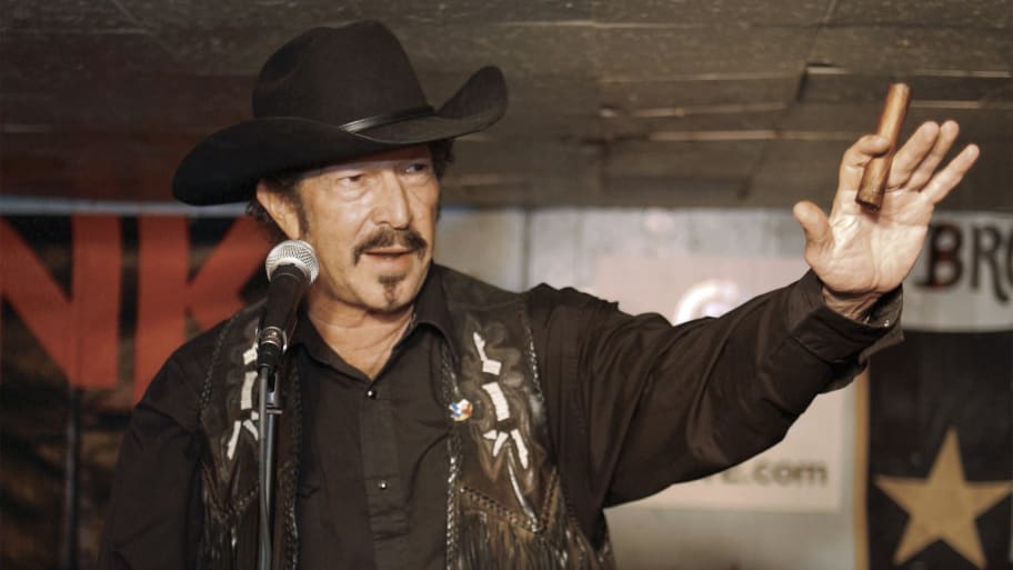 Kinky Friedman on the campaign trail in 2006