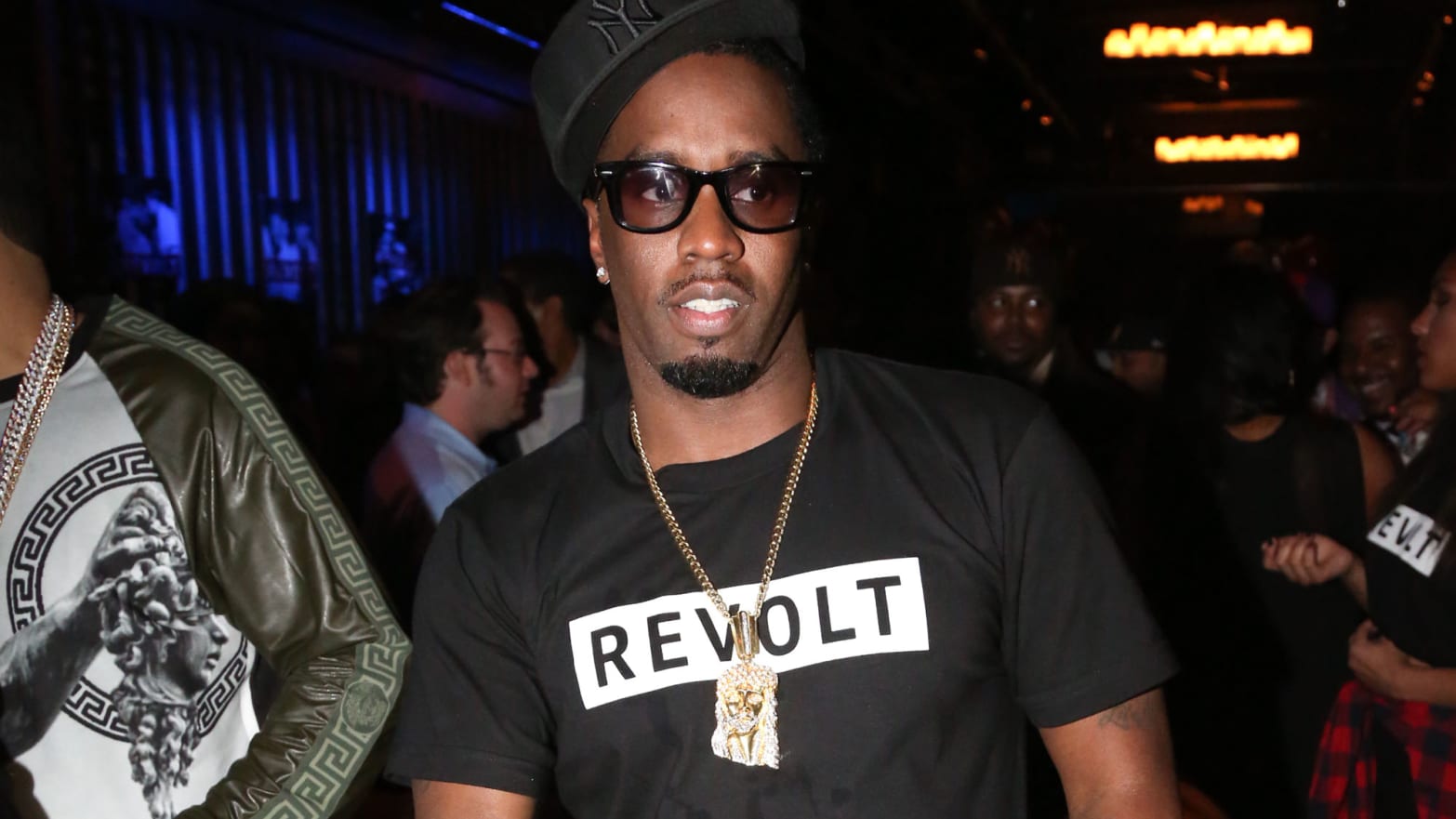 Diddy attends the Revolt launch party at Slate on October 21, 2013.