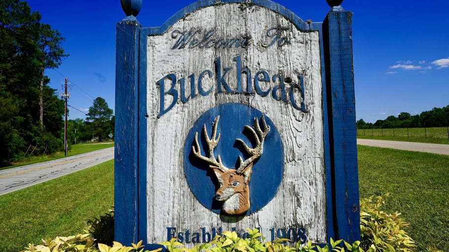 Sign for Buckhead, Georgia