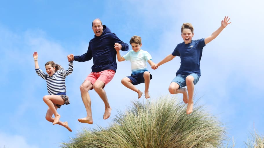 Kate Middleton shared a fun family beach photo to mark Prince William’s birthday.