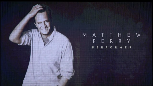 In memoriam of Matthew Perry at the 75th Primetime Emmy Awards