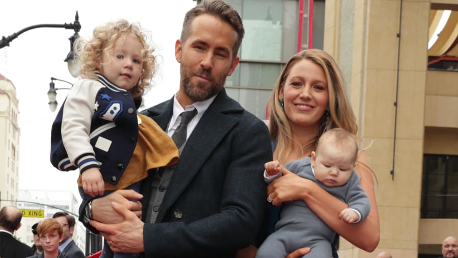 Ryan Reynolds and Blake Lively with children James and Ines