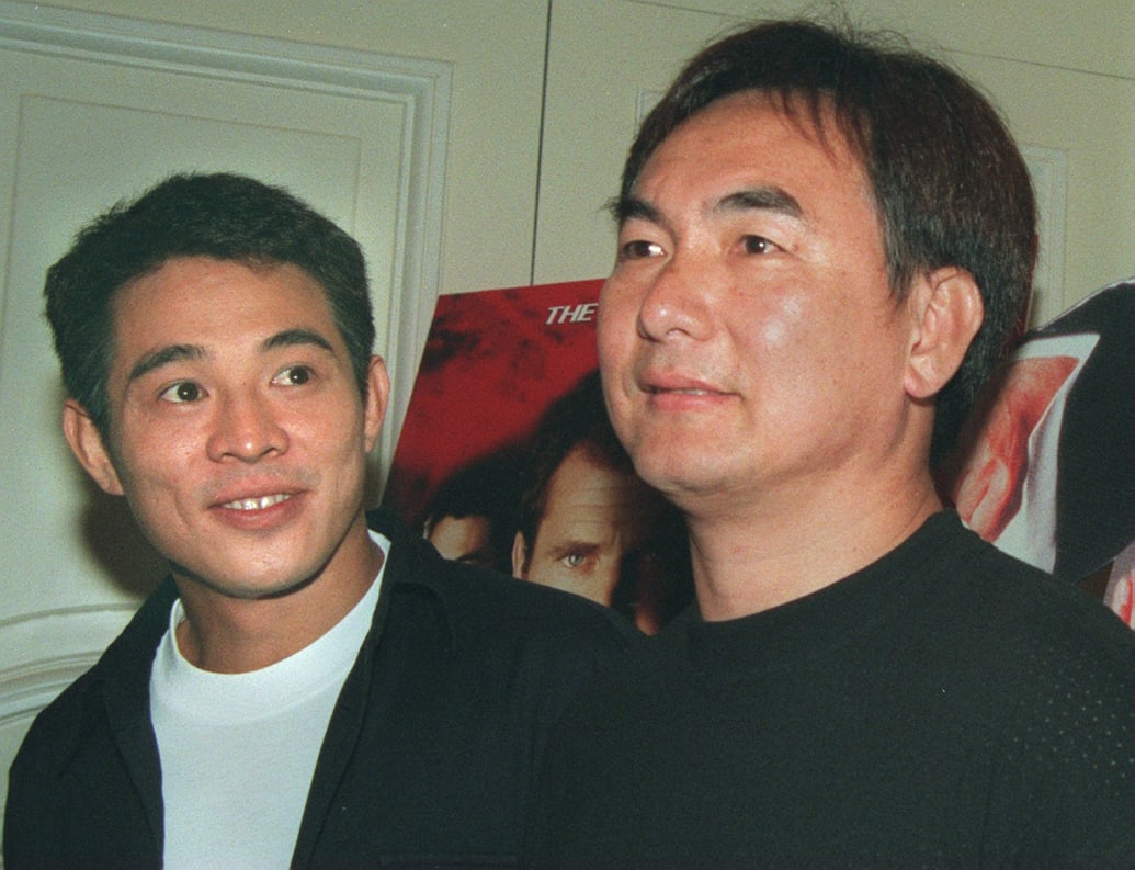 Corey Yuen, right, with Jet Li.