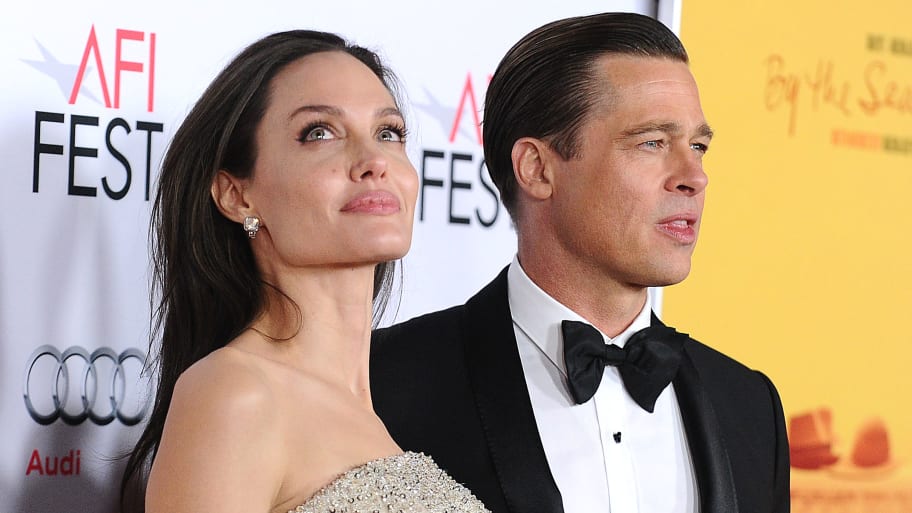 Angelina Jolie and Brad Pitt in 2015