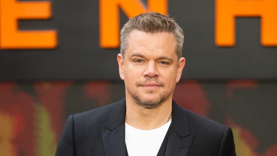 Matt Damon attends the premiere of “Oppenheimer,” directed by Christopher Nolan, on July 13, 2023 in London, England.