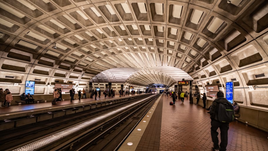 A D.C. metro station