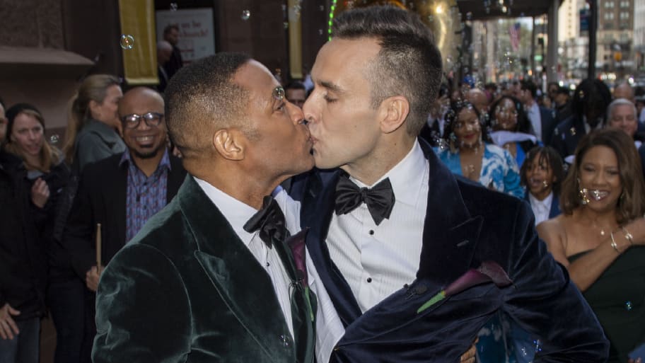 Don Lemon and Tim Malone after getting married.