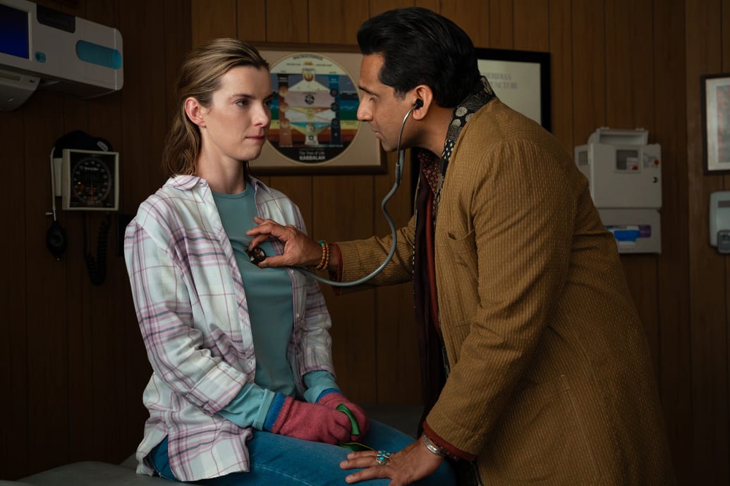 Betty Gilpin in still from Starz’ Three Women