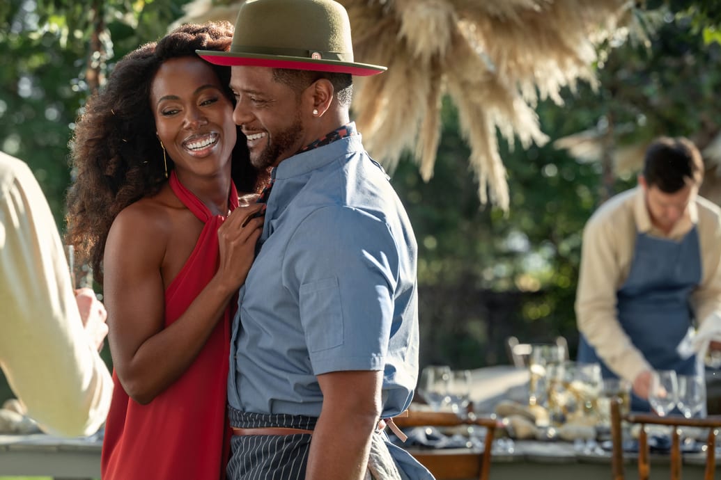 DeWanda Wise and Blair Underwood in still from Starz’ Three Women