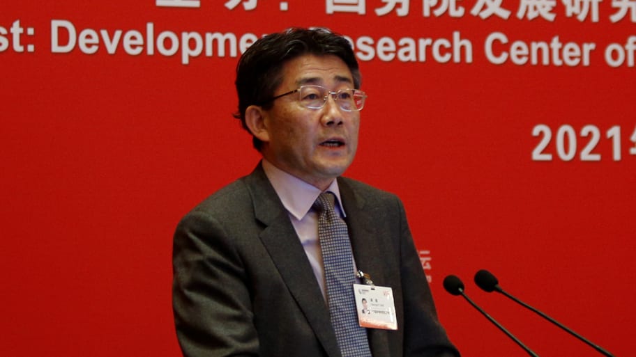 George F. Gao, head of China’s Center for Diseases Prevention and Control, attends a session at the China Development Forum in Beijing, China, March 20, 2021.