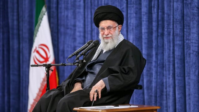 Iran’s Supreme Leader Ayatollah Ali Khamenei—the U.S. Embassy in Israel has imposed travel restrictions on government staff amid threats from Tehran.