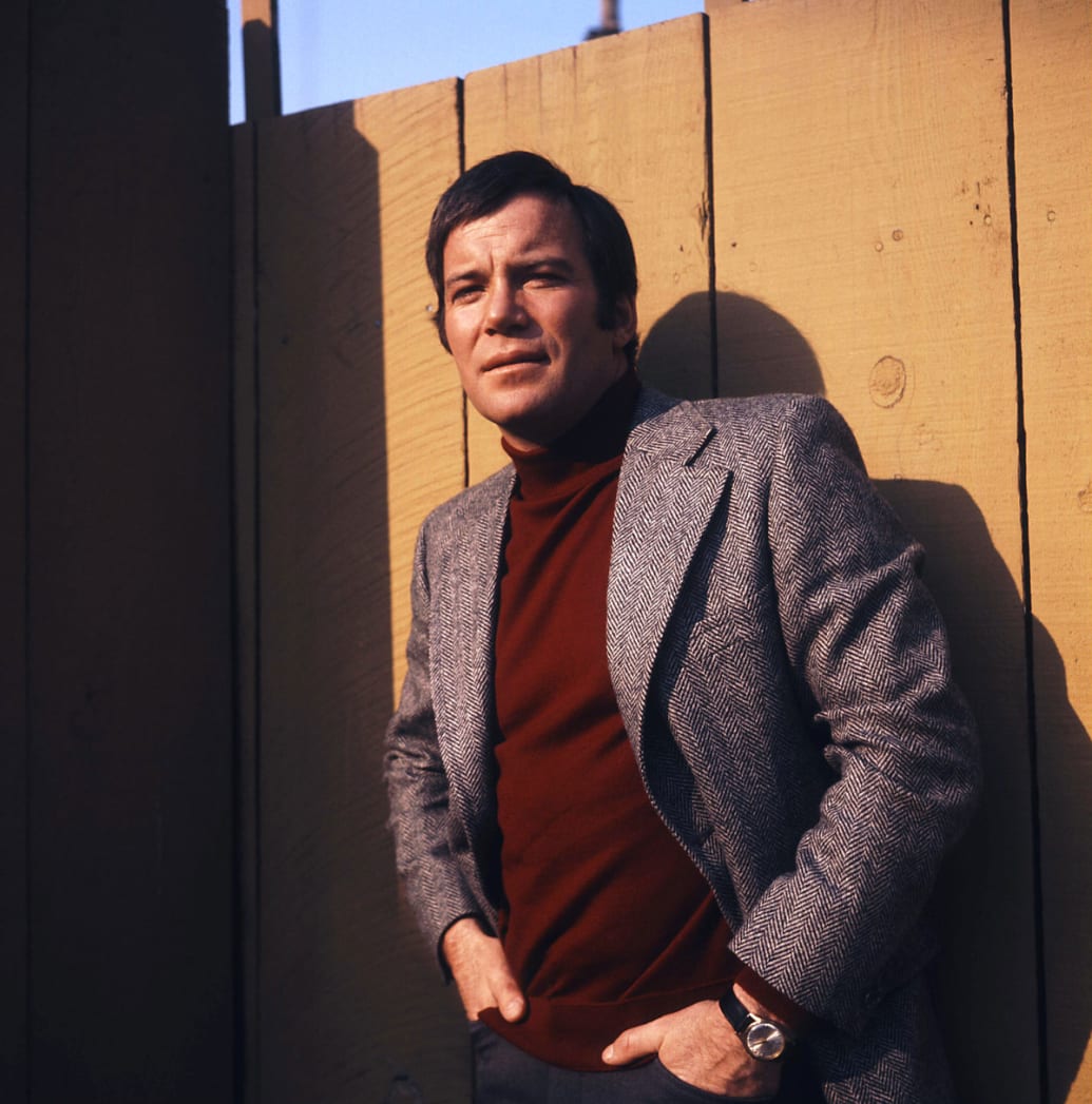 Photograph of a young William Shatner