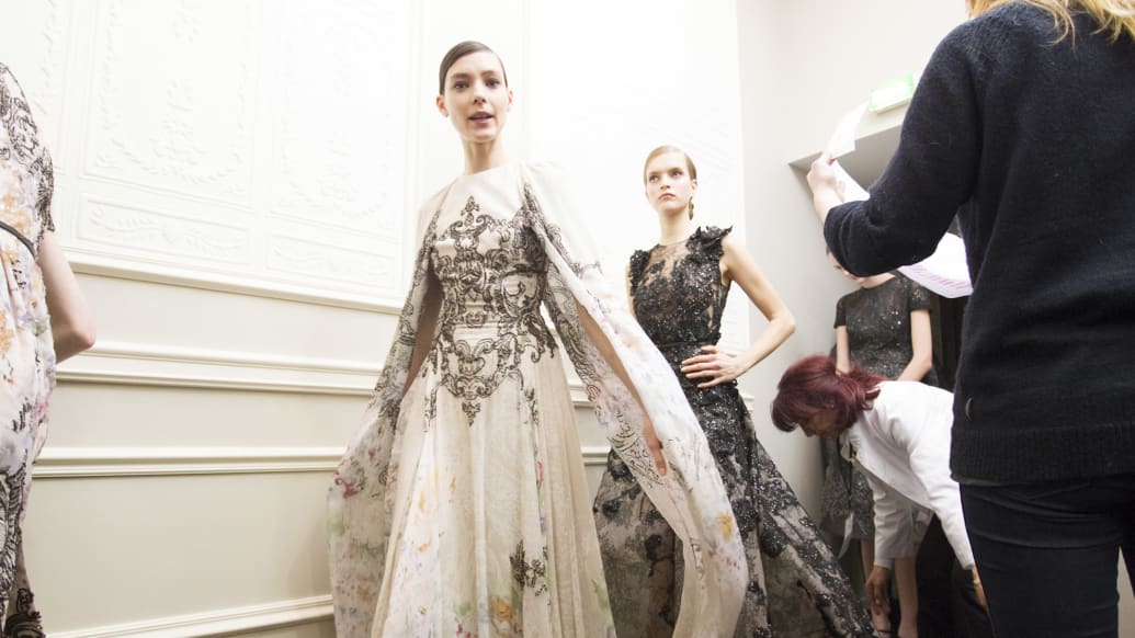 Backstage at Elie Saab Haute Couture (PHOTOS)