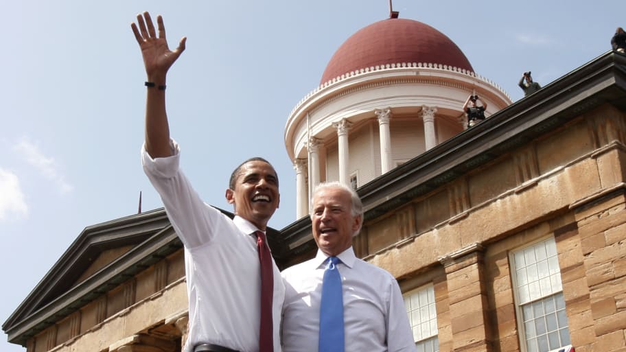 Barack Obama and Joe Biden