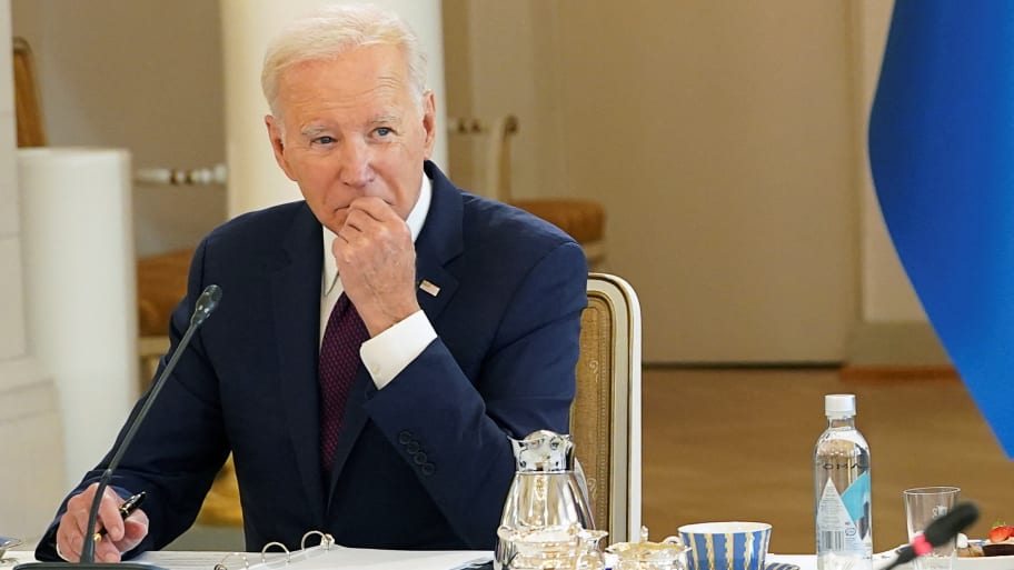 Joe Biden tore into Tommy Tuberville during a meeting with Finland leadership over his block on military nominees