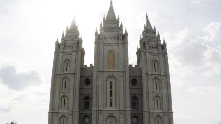 Salt Lake Mormon Temple in Salt Lake City