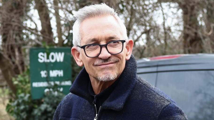 Former British football player Gary Lineker leaves his home in London, Britain, March 12, 2023. 