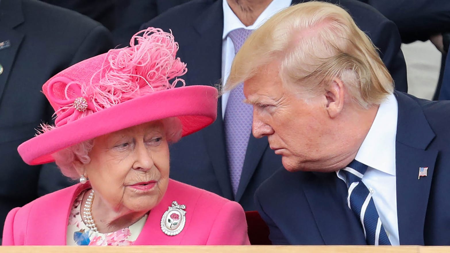 Queen Elizabeth II and Donald Trump on June 5, 2019