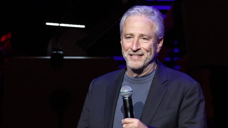 Jon Stewart performs onstage during the 17th Annual Stand Up For Heroes Benefit