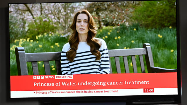 Catherine, The Princess of Wales announces that she is receiving a preventative course of chemotherapy for cancer on March 22, 2024 in London, England.