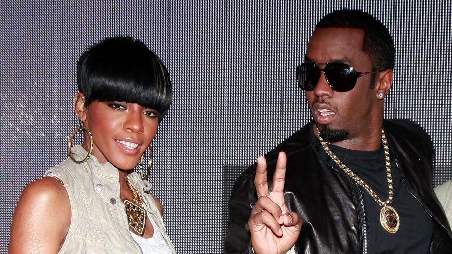 Dawn Richard and Diddy at an event in 2010. 