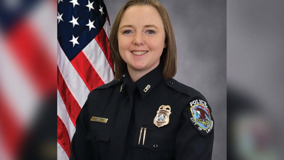 Professional photo of Maegan Hall in her police uniform