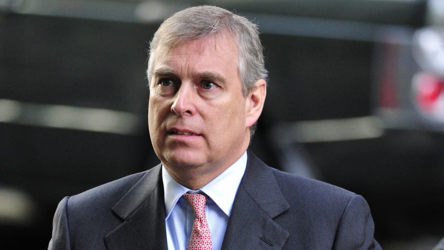 Prince Andrew arrives at the Crossrail headquarters in the Canary Wharf financial district in east London, March 7, 2011. 