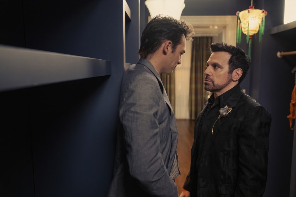 Photo still of Sebastiano Pigazzi and Mario Cantone in 'And Just Like That'