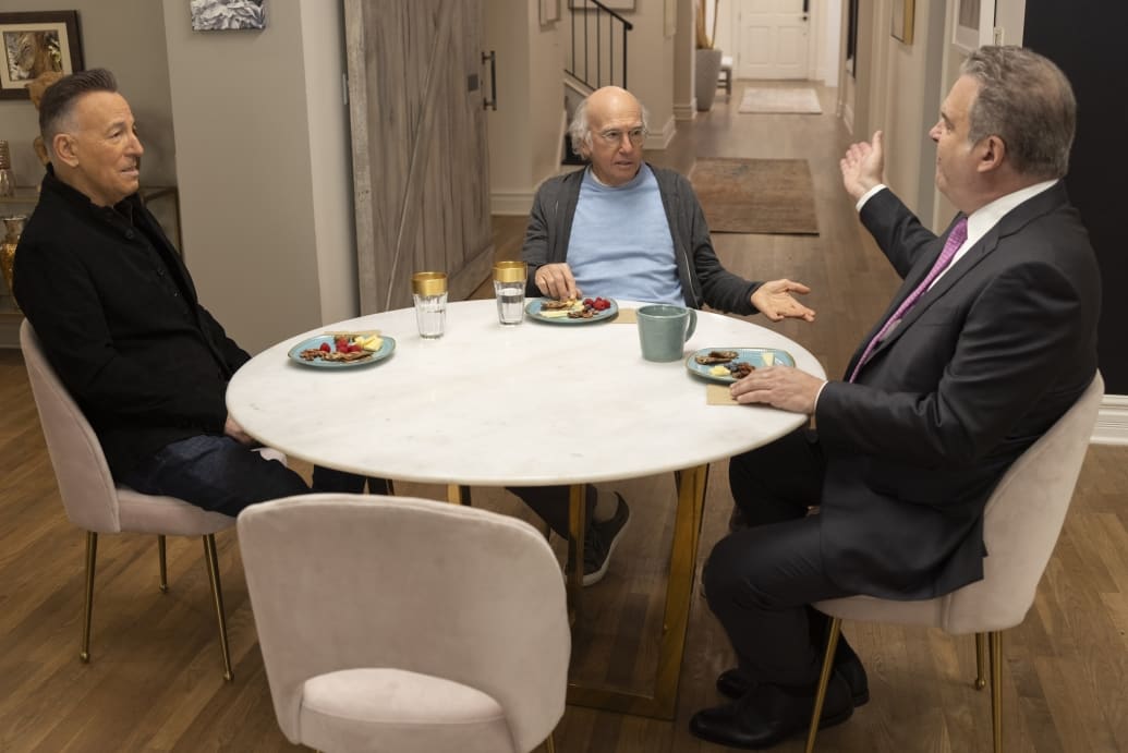 Bruce Springsteen, Larry David, Jeff Garlin in Curb Your Enthusiasm