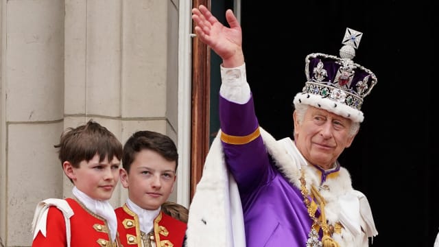 Charles was crowned king on May 6