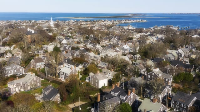 Aerial view of Nantucket