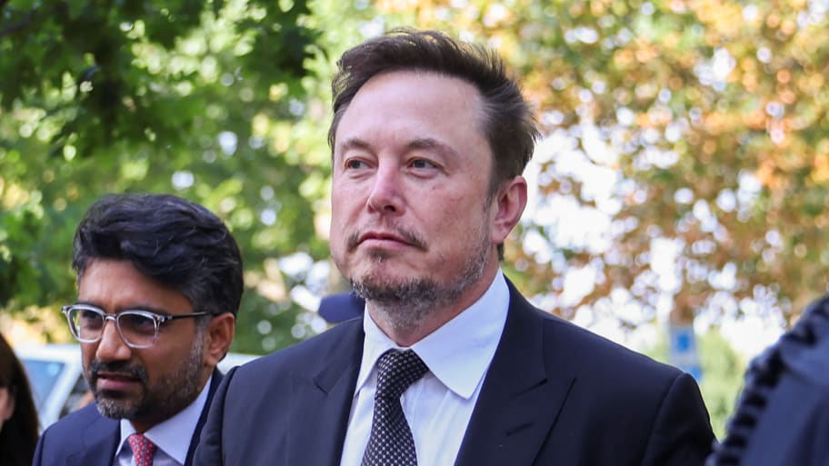 Tesla CEO Elon Musk arrives for a bipartisan Artificial Intelligence (AI) Insight Forum for all U.S. senators hosted by Senate Majority Leader Chuck Schumer (D-NY) at the U.S. Capitol in Washington, D.C., Sept. 13, 2023.