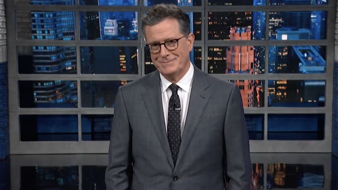 Stephen Colbert Is Gleefully Watching Matt Gaetz Tank the GOP