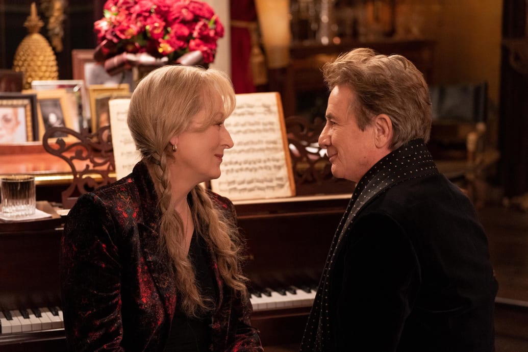 Meryl Streep and Martin Short in the new season of Only Murders in the Building.